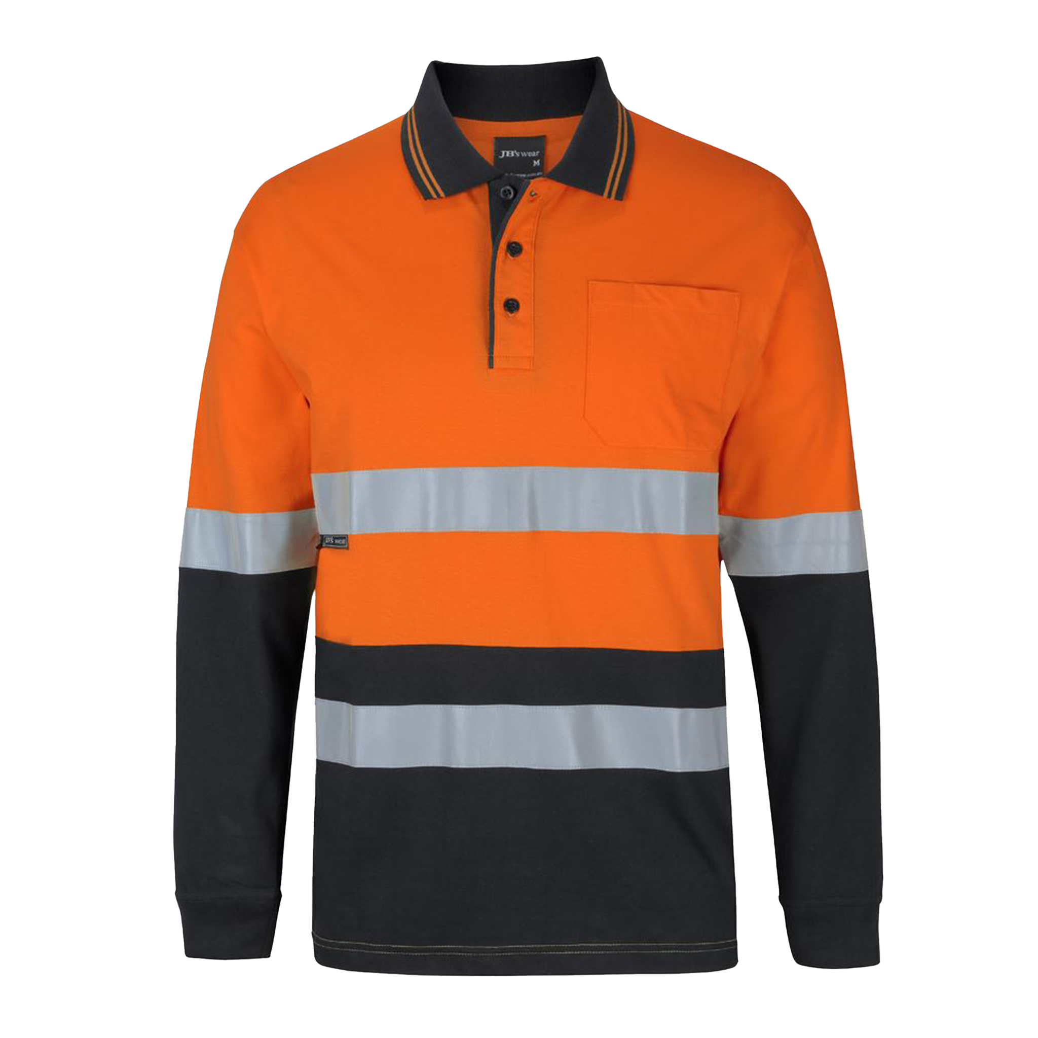 JB's Hi Vis (D+N) L/S Cotton Polo