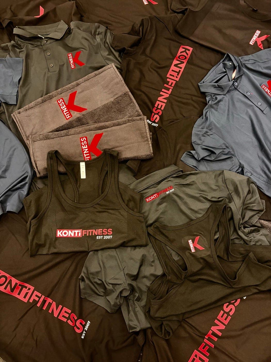 Branded apparel and merchandise produced by Capital Prints