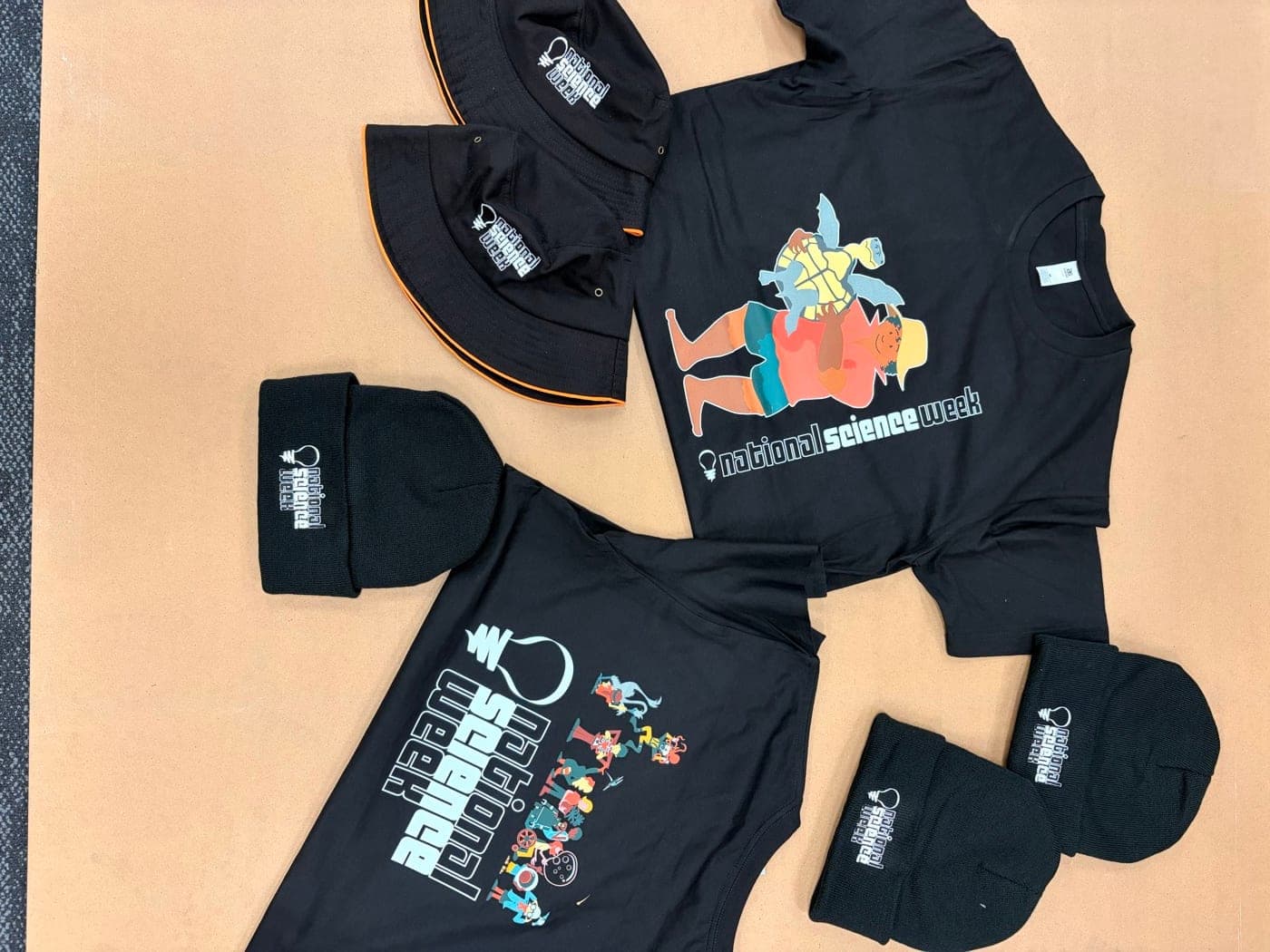 Branded apparel and merchandise produced by Capital Prints