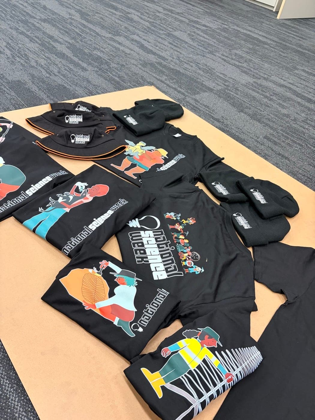 Branded apparel and merchandise produced by Capital Prints