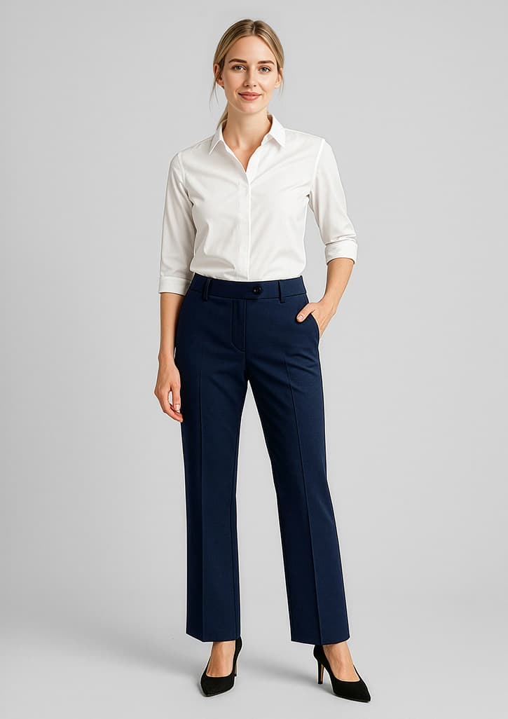 Comfort Wool Stretch Womens Adjustable Waist Pant