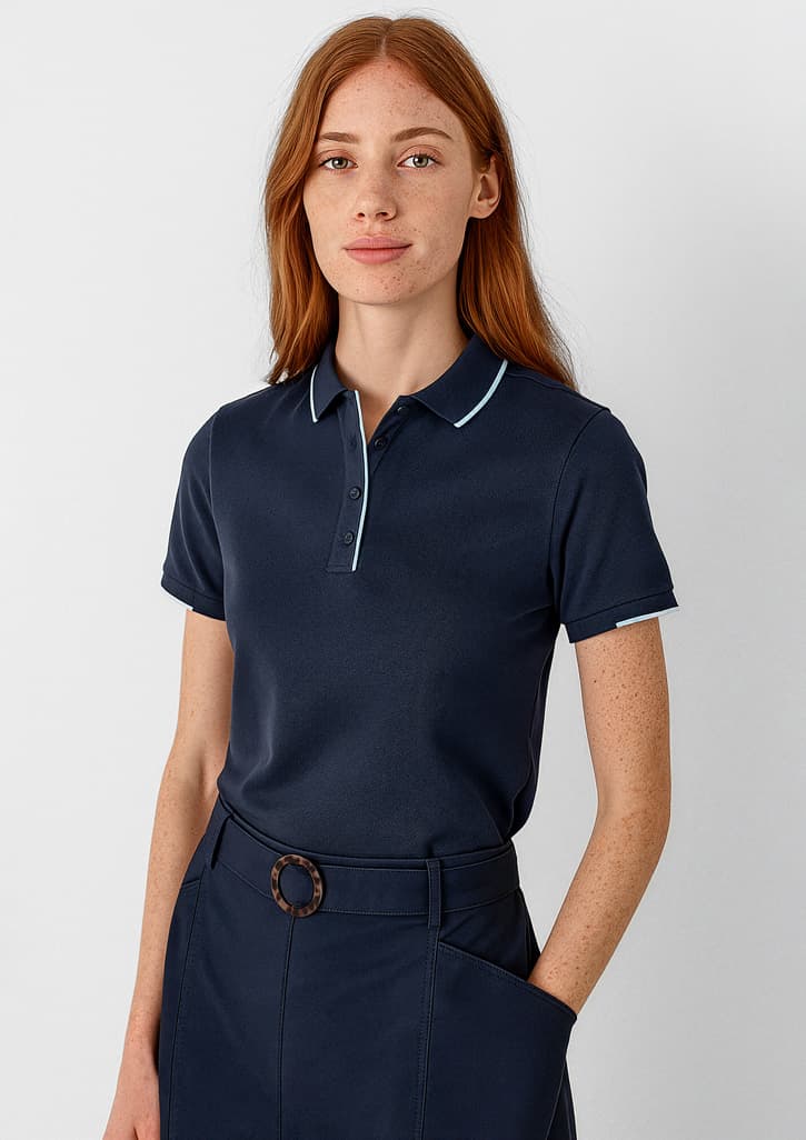 Focus Womens Short Sleeve Polo