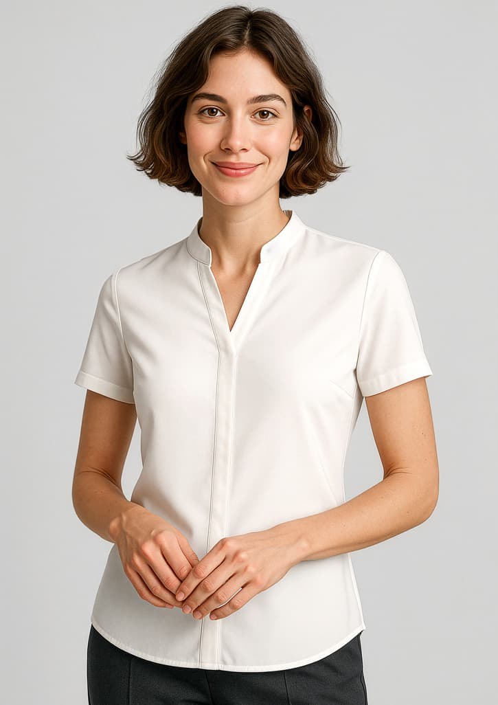 Juliette Womens Short Sleeve Blouse