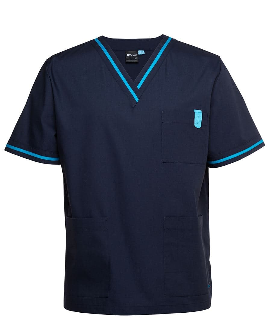 JB's Contrast Scrubs Top