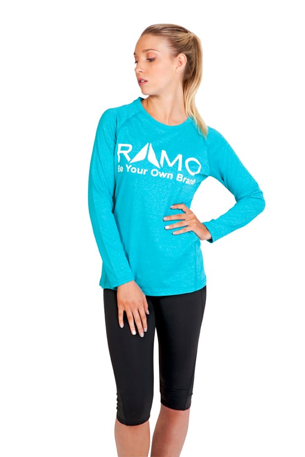 Womens Greatness Heather Long Sleeve T-shirt