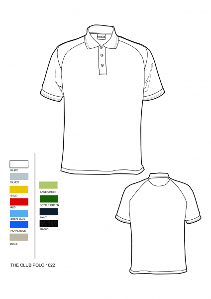 CLUB 1022 MENS S/S POLOS
