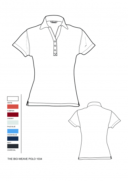Bio-Weave Polo - LIMITED STOCK 1034 LADIES S/S ECO-THREAD RANGE