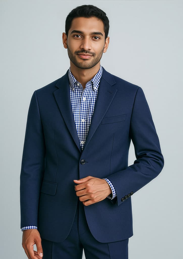 Cool Stretch Mens 2 Button Classic Jacket