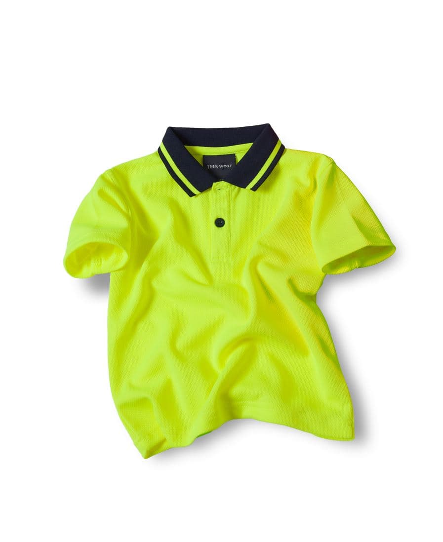 JB's Infants Hi Vis Non Cuff Traditional Polo