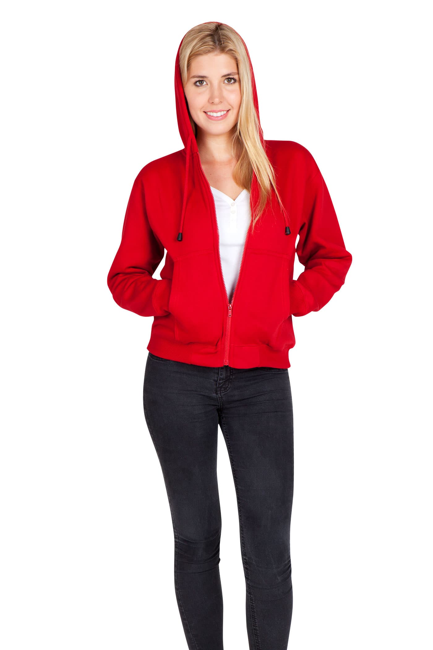 Womens/Juniors Zipper Hoodies with Pocket