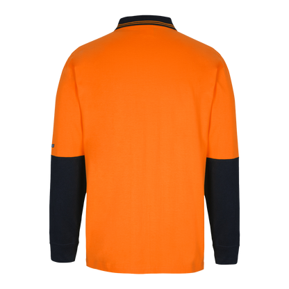 JB's Hi Vis L/S Cotton Polo