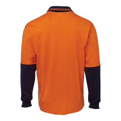 JB's Hi Vis L/S Cotton Polo