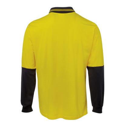 JB's Hi Vis L/S Cotton Polo