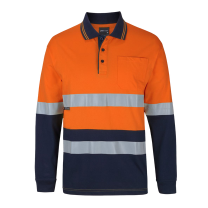 JB's Hi Vis (D+N) L/S Cotton Polo