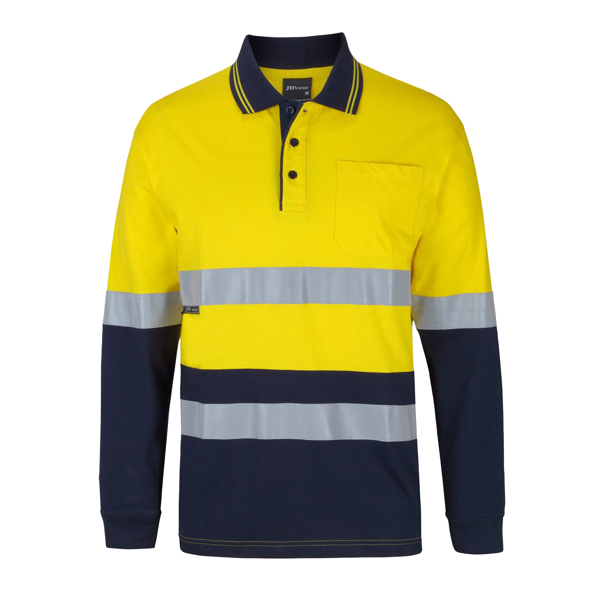 JB's Hi Vis (D+N) L/S Cotton Polo